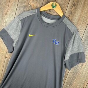 Nike Pitt Panthers Dri-FIT On-Field Gray Athletic Training T-Shirt Mens Large